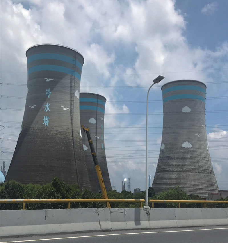 茂名电力厂工程冷水塔